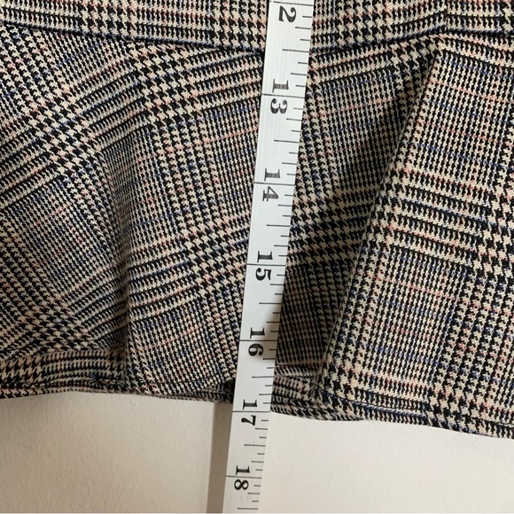 Brown Plaid Mini Skirt - Picture 9 of 9